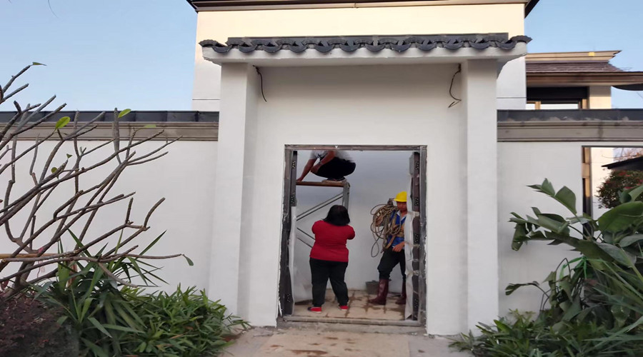 清遠際華園GRC構(gòu)件圍墻再次向飾紀(jì)上品下單