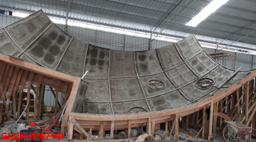 GRC構件生產中 GRC構件生產中