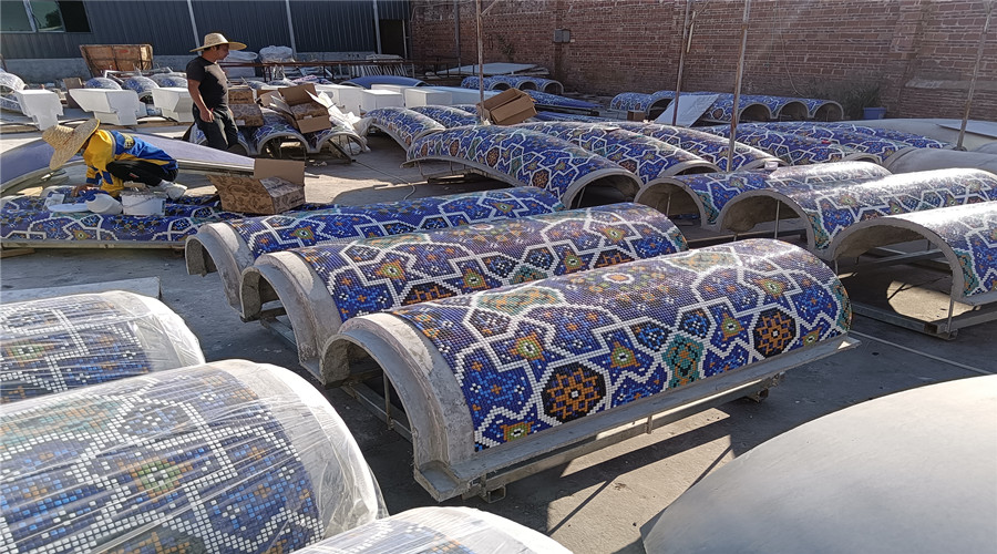 佛山灝天公司印度古堡GRC構件 佛山灝天公司印度古堡GRC構件