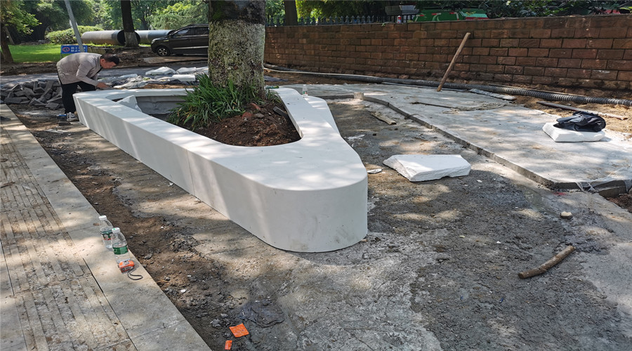 UHPC坐凳樹池 UHPC坐凳樹池