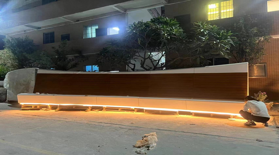 UHPC樹(shù)池坐凳 UHPC樹(shù)池坐凳