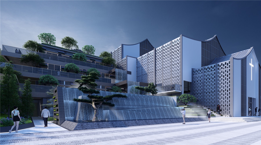 廣州基督教禮堂UHPC幕墻項目 廣州基督教禮堂UHPC幕墻項目