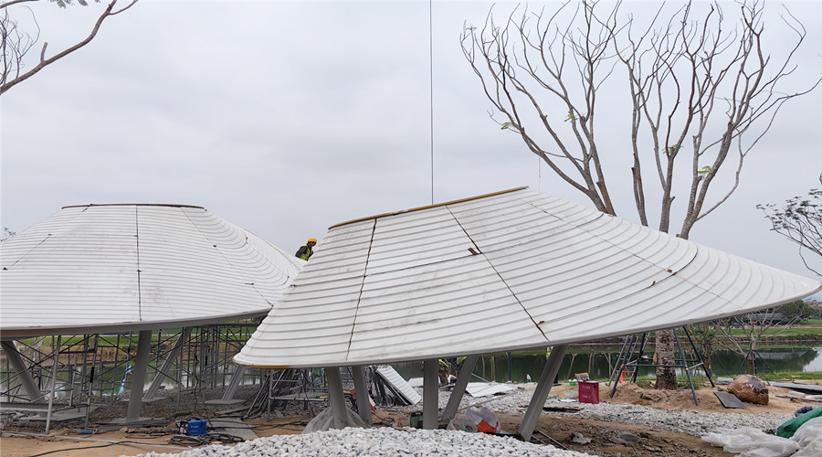 三亞海棠灣UHPC預制構件遮陽立面掛板項目 三亞海棠灣UHPC預制構件遮陽立面掛板項目