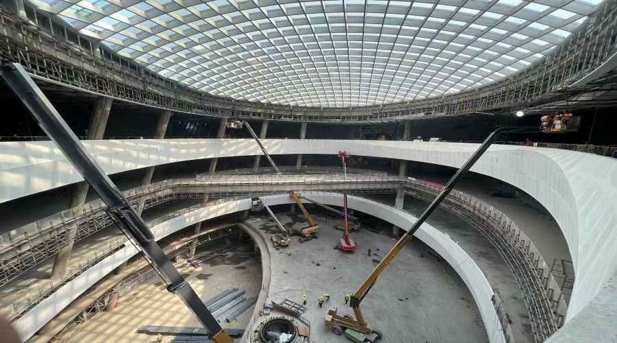 西安長安云GRG中庭攔河 西安長安云GRG中庭攔河