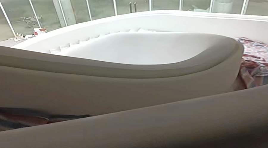 深圳沙田服務區GRG旋轉樓梯造型 深圳沙田服務區GRG旋轉樓梯造型