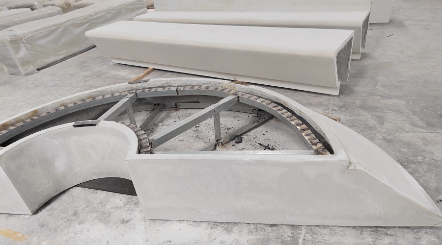 浙江實驗小學UHPC坐凳樹池產品 浙江實驗小學UHPC坐凳樹池產品