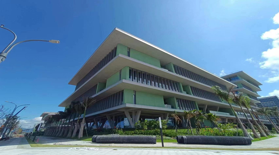 海南大學(xué)研究所GRC幕墻肌理板項目 海南大學(xué)研究所GRC幕墻肌理板項目