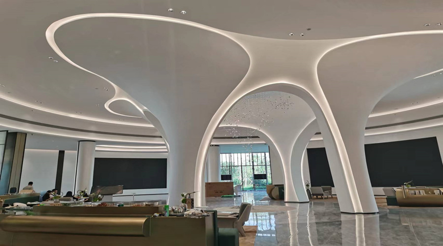 GRG柱子裝飾效果 GRG柱子裝飾效果