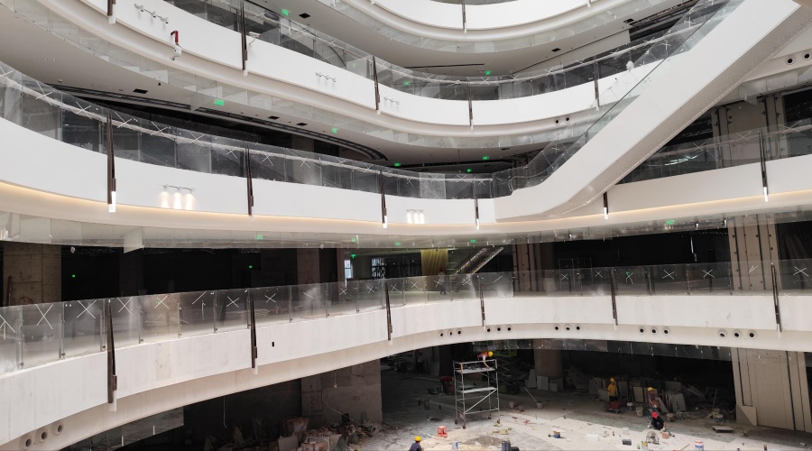 廣州國際金融城君超商場GRG吊頂攔河項目 廣州國際金融城君超商場GRG吊頂攔河項目