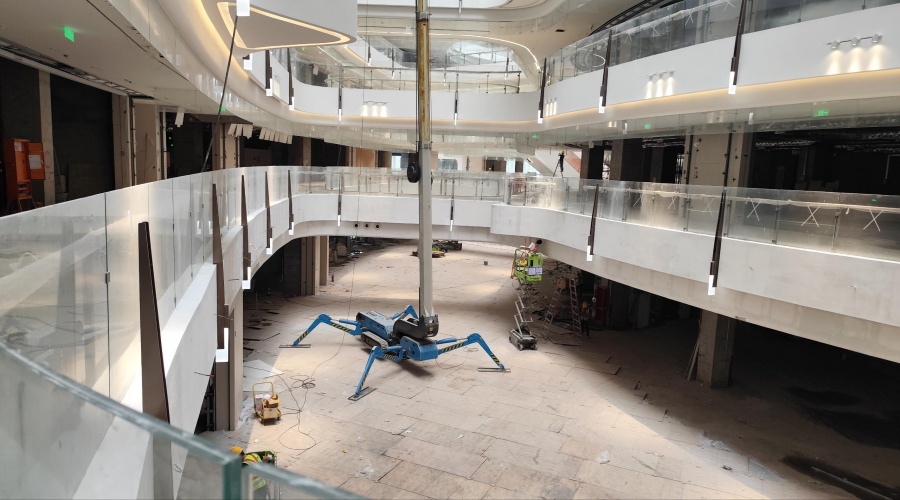 廣州國際金融城君超商場GRG吊頂攔河項目 廣州國際金融城君超商場GRG吊頂攔河項目