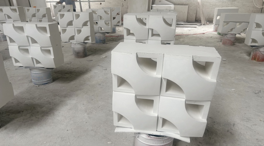 出口韓國(guó)GRC鏤空磚工程案例 出口韓國(guó)GRC鏤空磚工程案例