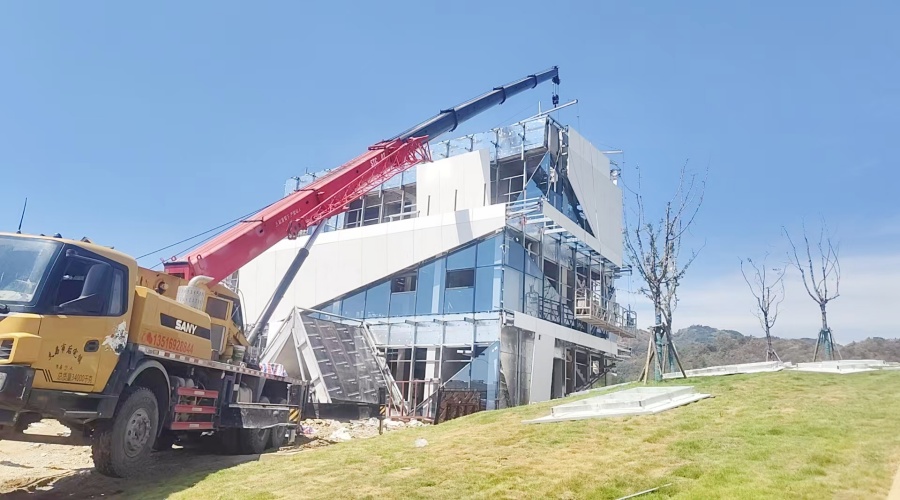 浙江義烏大李祖UHPC幕墻板工程案例 浙江義烏大李祖UHPC幕墻板工程案例