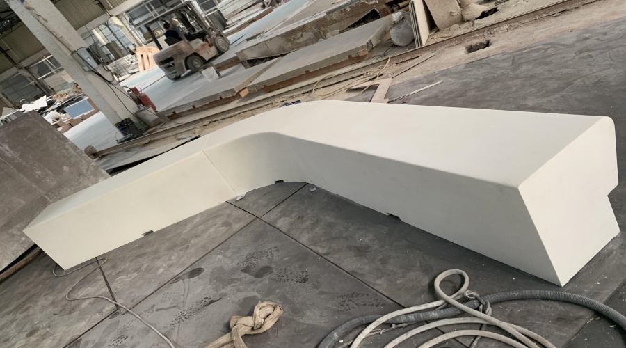 新疆體育公園GRC坐凳樹池造型工程 新疆體育公園GRC坐凳樹池造型工程